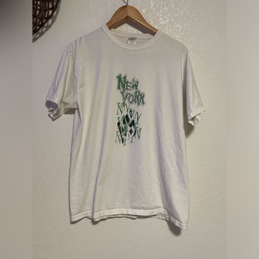 Anvil Vintage New York T Shirt Mens Large Short Sleeve
